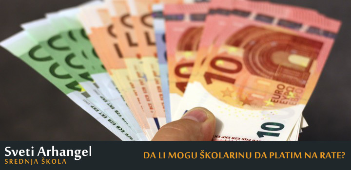Da li mogu skolarinu da platim na rate jagodina